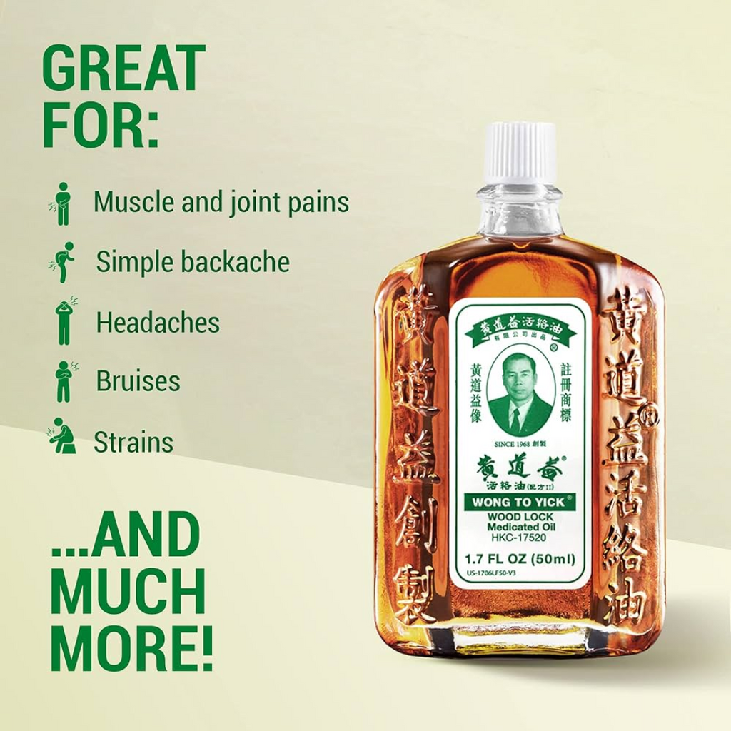 Wood Lock Medicated Oil, Pain Relieving Oil