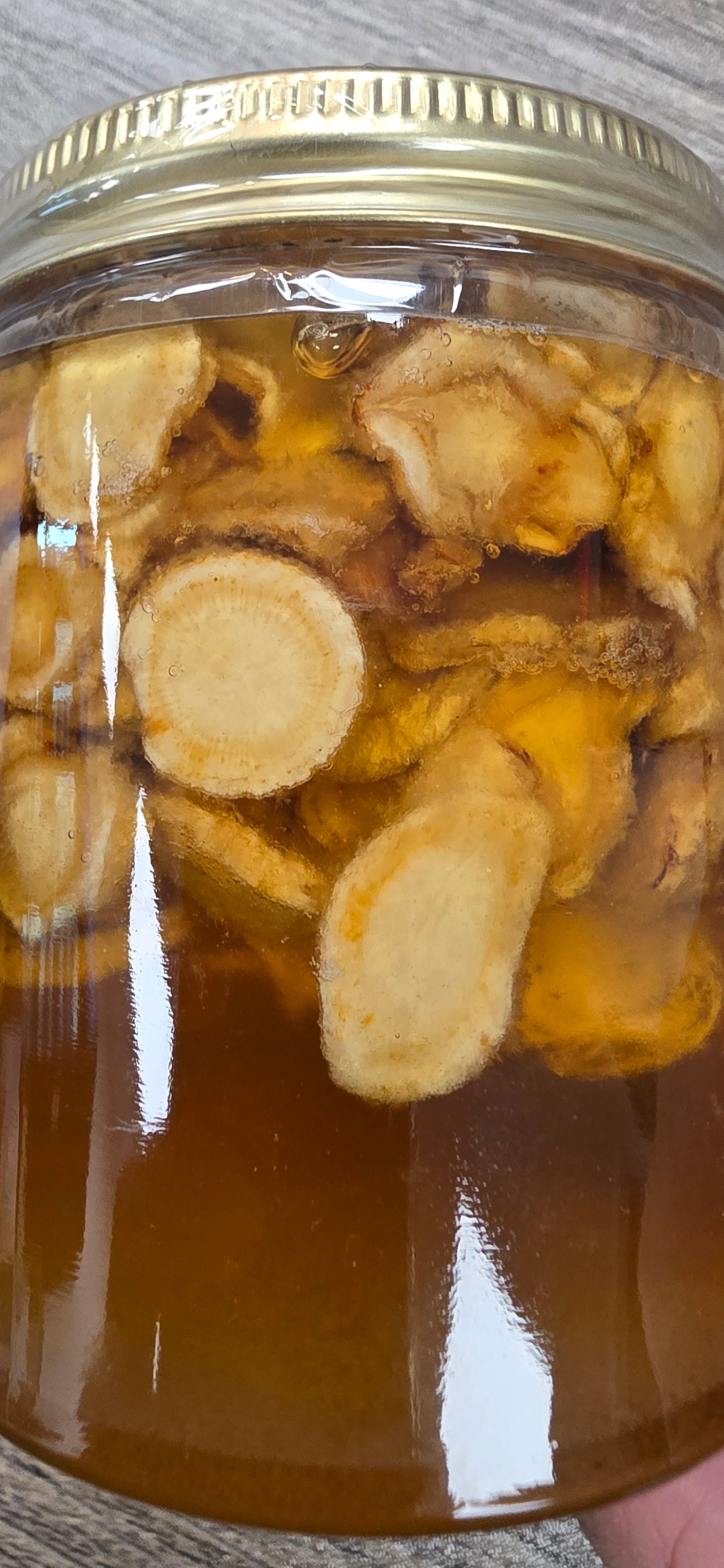 Ginseng Infused honey